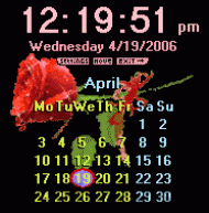 Desktop Clock Valentines Edition screenshot